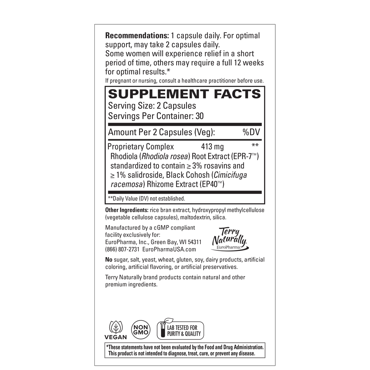 Menopause Relief* Plus