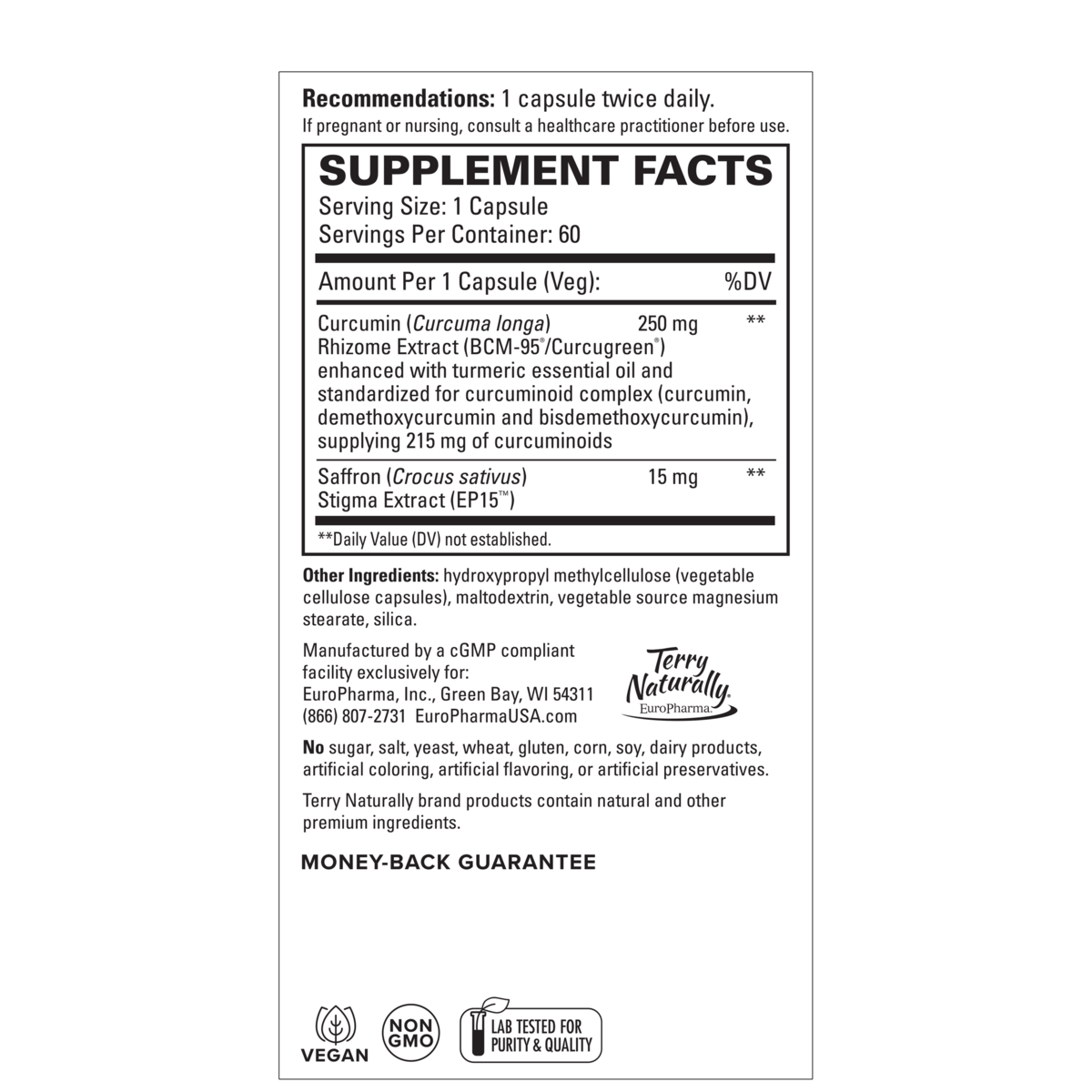 Saffron Lift™ + Curcumin