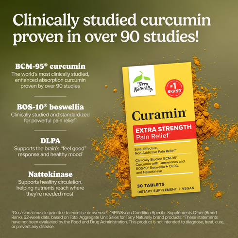 Curamin® Extra Strength Curcumin | Terry Naturally by EuroPharma ...