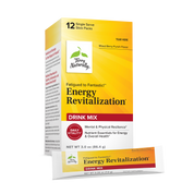 Energy revitalization drink mix stick packs, 12 single-serve sachets in box