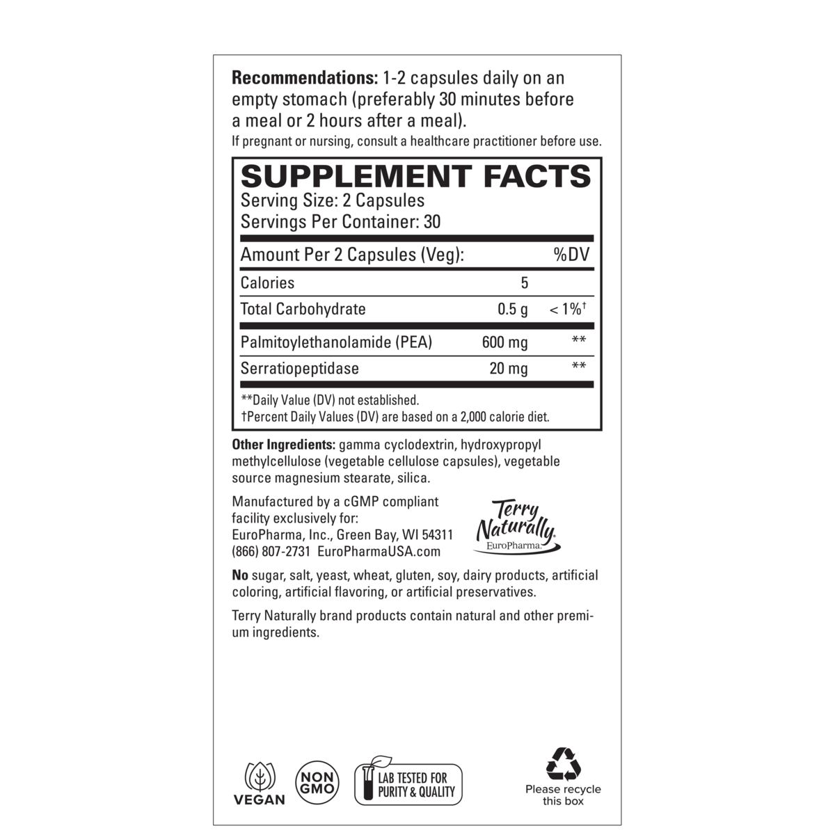 PEA Healthy Inflammation Response*†