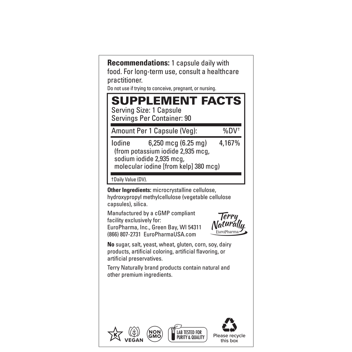 Tri-Iodine® 6.25 mg
