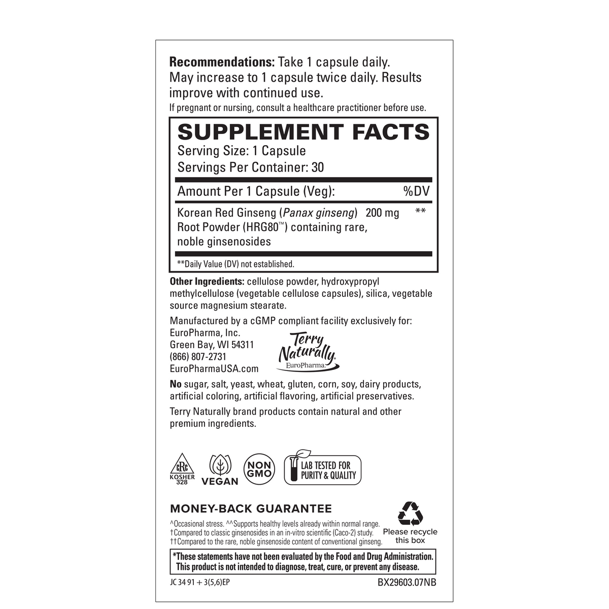 HRG80™ Red Ginseng Energy