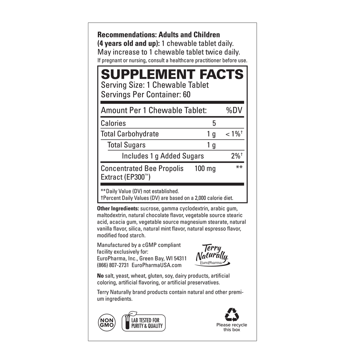 Propolis Extract EP300™ Chewable