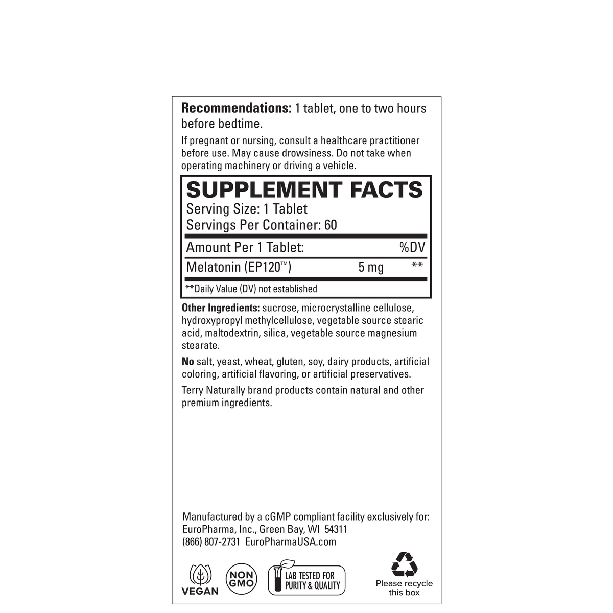 Melatonin EP120™ 5mg