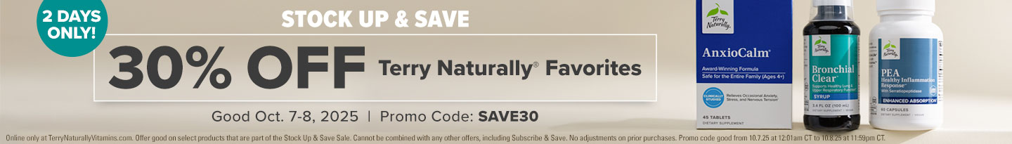 Terry Naturally Favorites