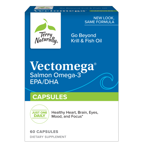 Vectomega Omega-3 Capsules Product Box Vectomega Omega-3 Capsules Product Box