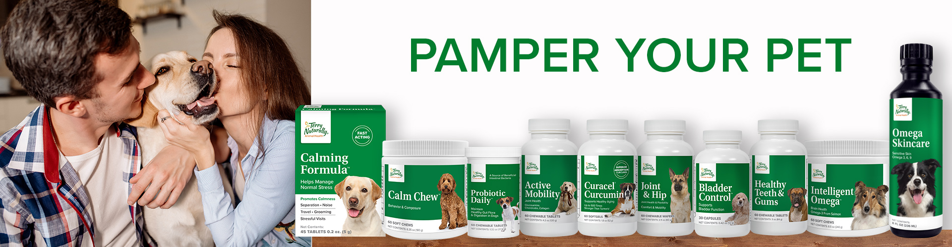 PAMPER YOUR PET with our complete line