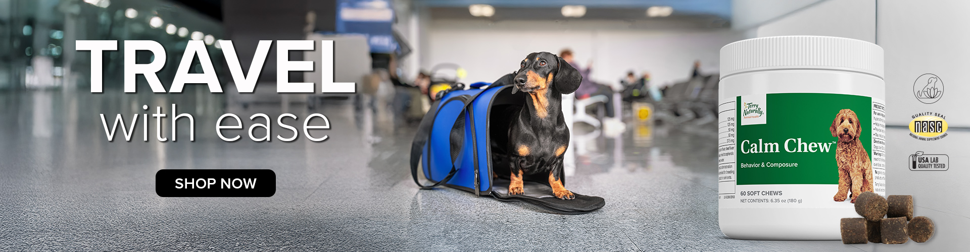 Travel with ease • CALM CHEW