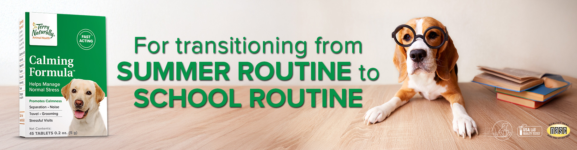 For transitioning from SUMMER ROUTINE to SCHOOL ROUTIN