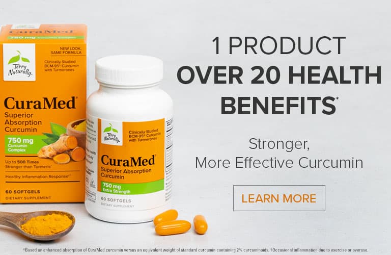 CURAMED • 1 Product Over 20 Health Benefits • LEARN MORE