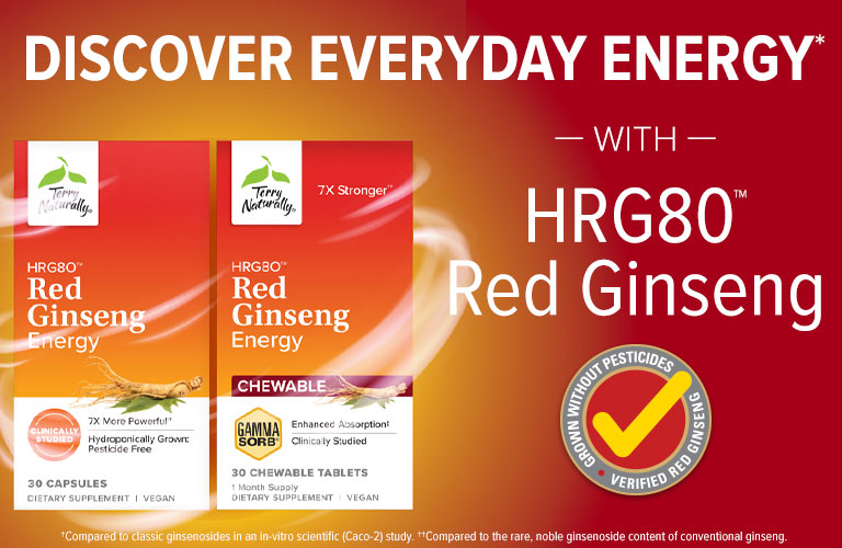 Discover Everyday Energy* with HRG80™ Red Ginseng