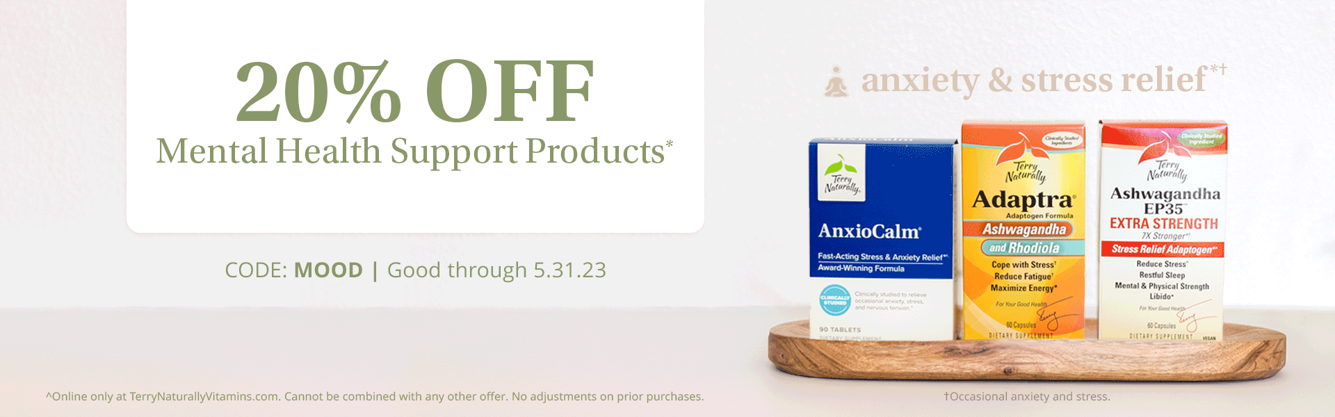 20% Off Mental Health Support Products*