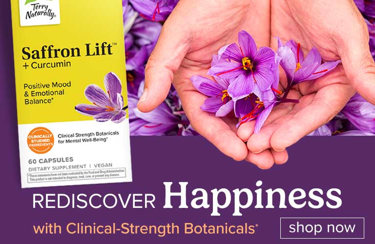 Rediscover Happiness with Clinical-Strength Botanicals* • Shop Now