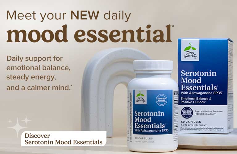 Meet your NEW daily mood essential* • Discover Serotonin Mood Essentials* • Daily support for emotional balance steady energy and a calmer mind.*