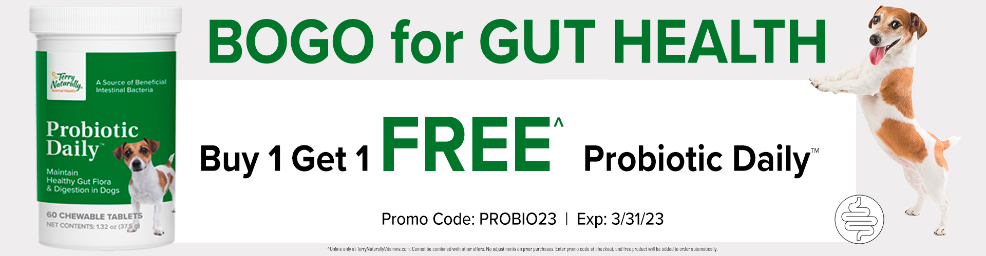 BOGO for Gut Health • Buy 1 Get 1 FREE Probiotic Daily