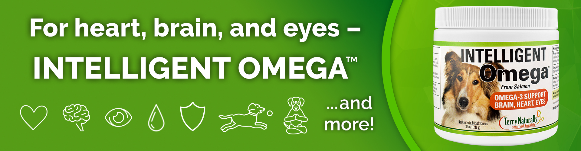 For heart, brain, and eyes — INTELLIGENT OMEGA™