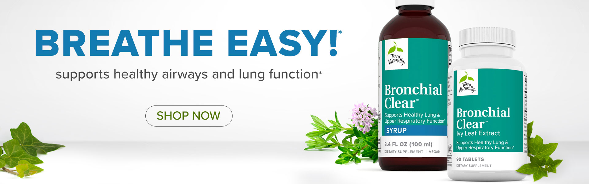 BREATHE EASY*  | Supports healthy airways and lung function*