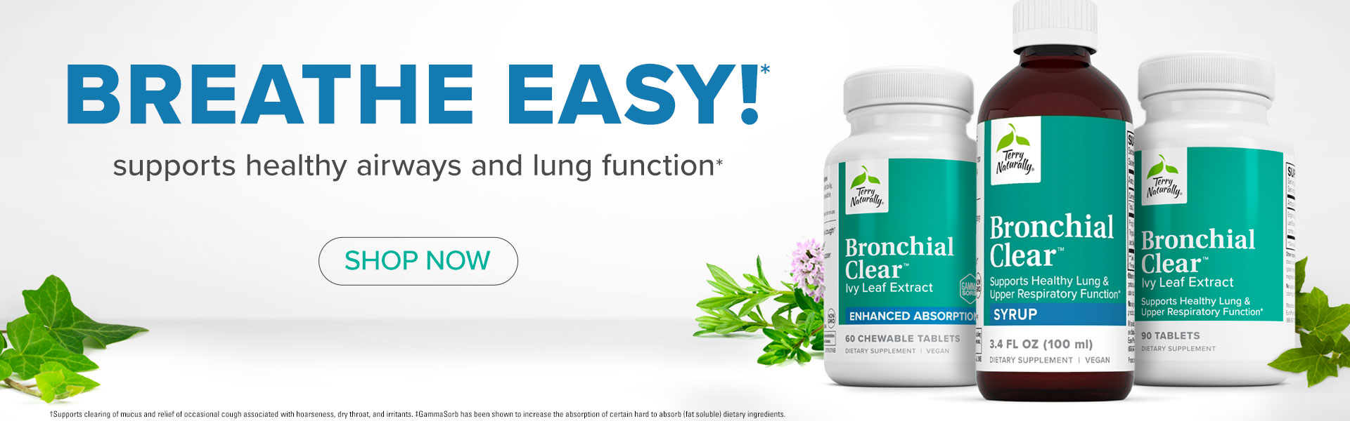 Breathe Easy*  | Supports healthy airways and lung function*