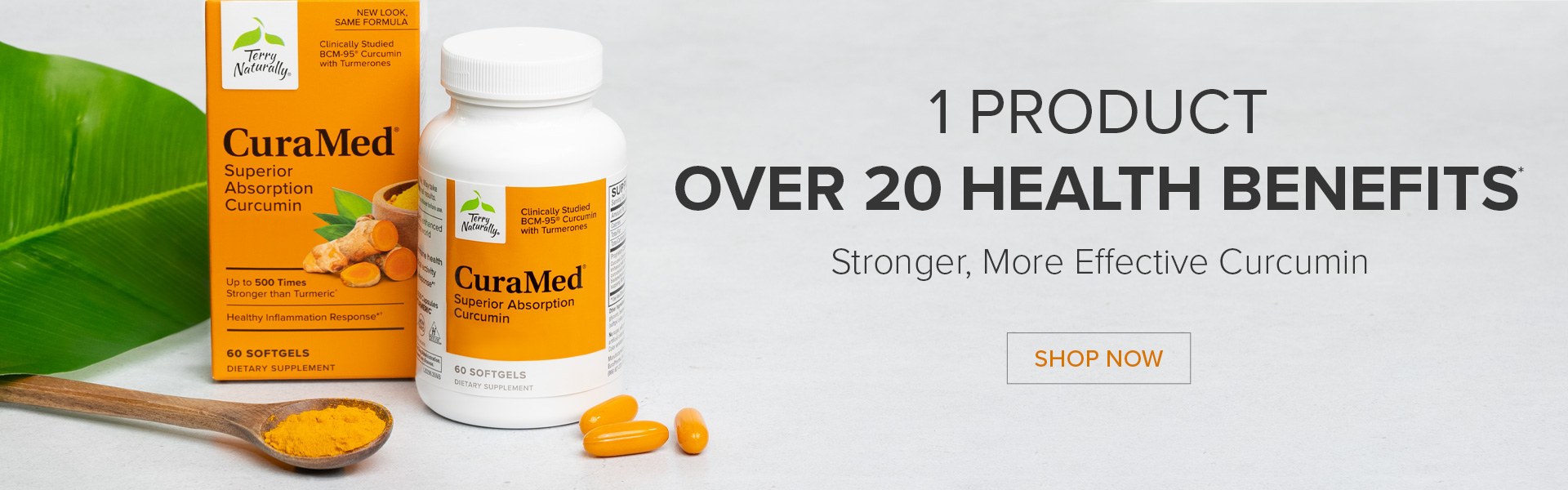 CURAMED • 1 Product Over 20 Health Benefits