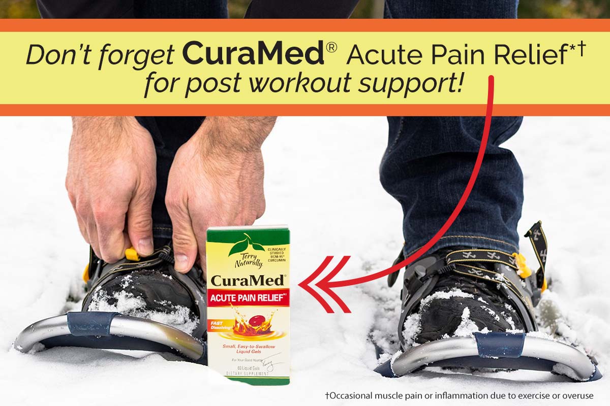 Don't forget CuraMed® Acute Pain Relief*† for post workout support!