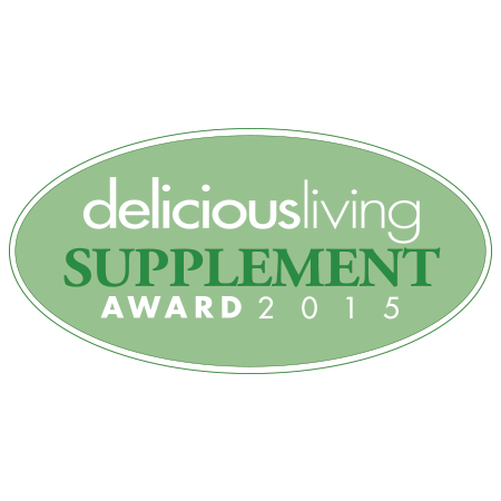 2015 Best of Supplement Award from Delicious Living