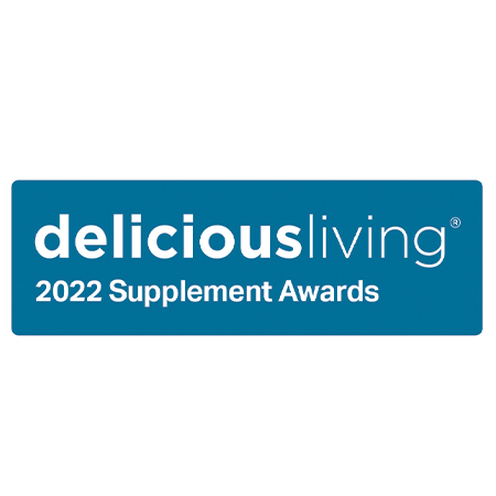 Delicious Living Supplements Awards Retailer Award Gold • Best New Product