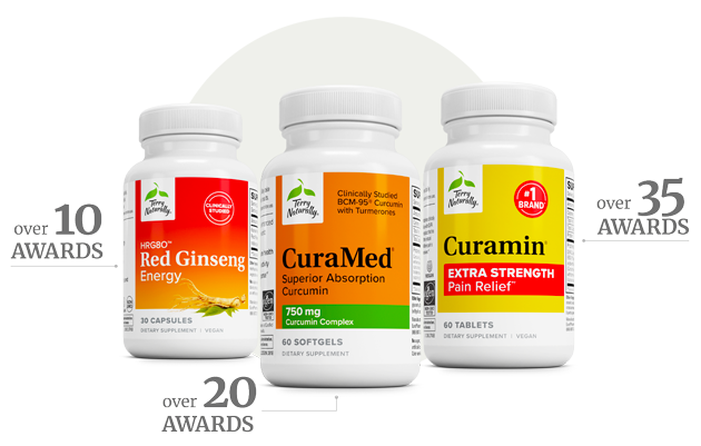 HRG80™ Red Ginseng—OVER 10 AWARDS • CuraMed®—OVER 20 AWARDS • Curamin®—OVER 30 AWARDS