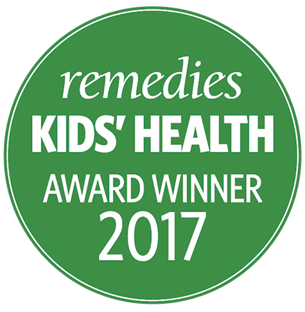 Kids Health Award Winner 2017 • Remedies magazine Calm & Focus category