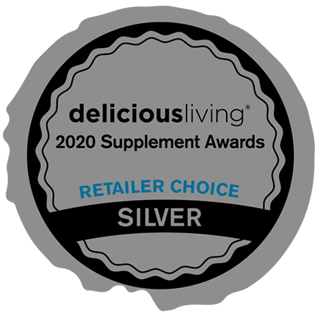 Delicious Living Magazine • Retailer Award Silver: Best New Product